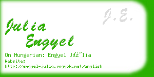 julia engyel business card